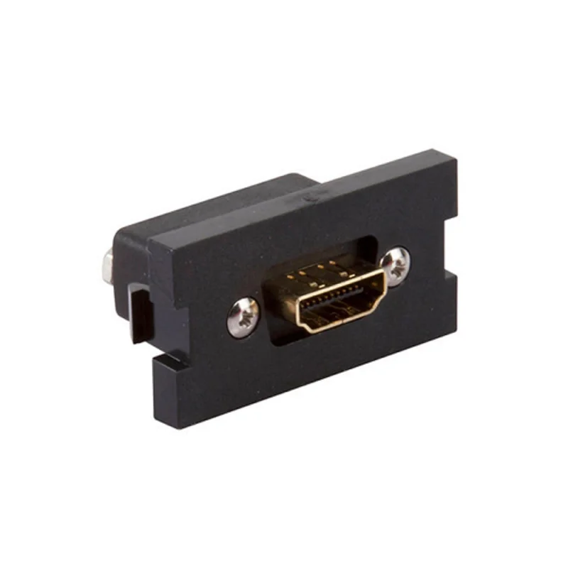Leviton HDMI Feedthrough MOS Module Black 41290-HDE