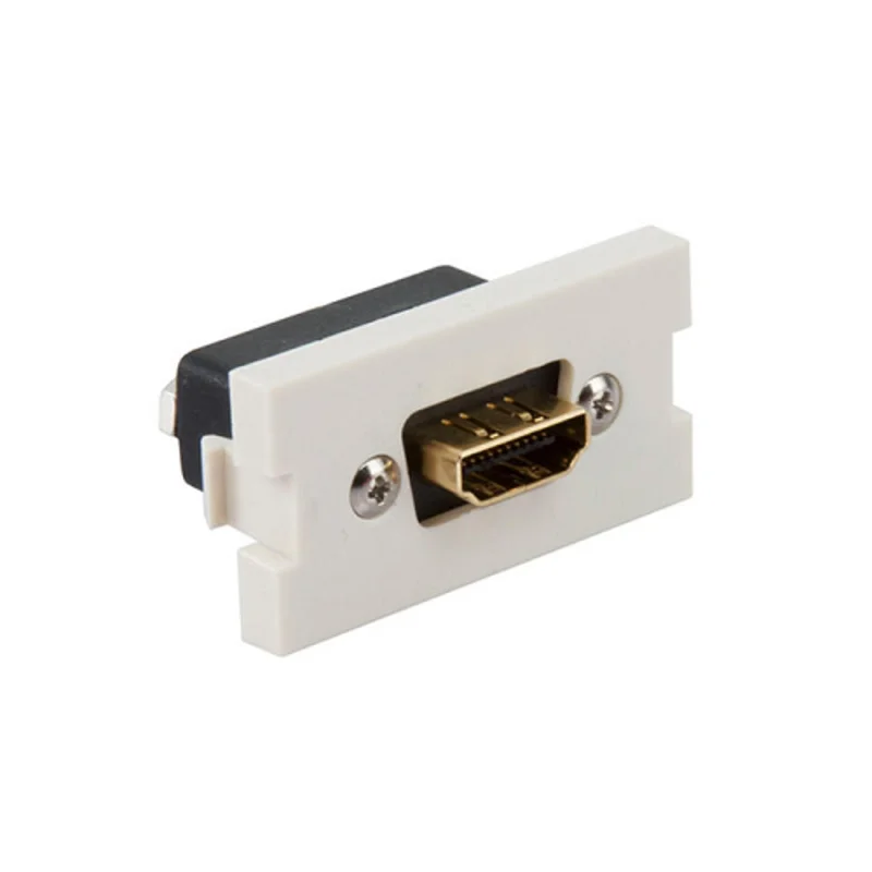 Leviton HDMI Feedthrough MOS Module Light Almond 41290-HDT