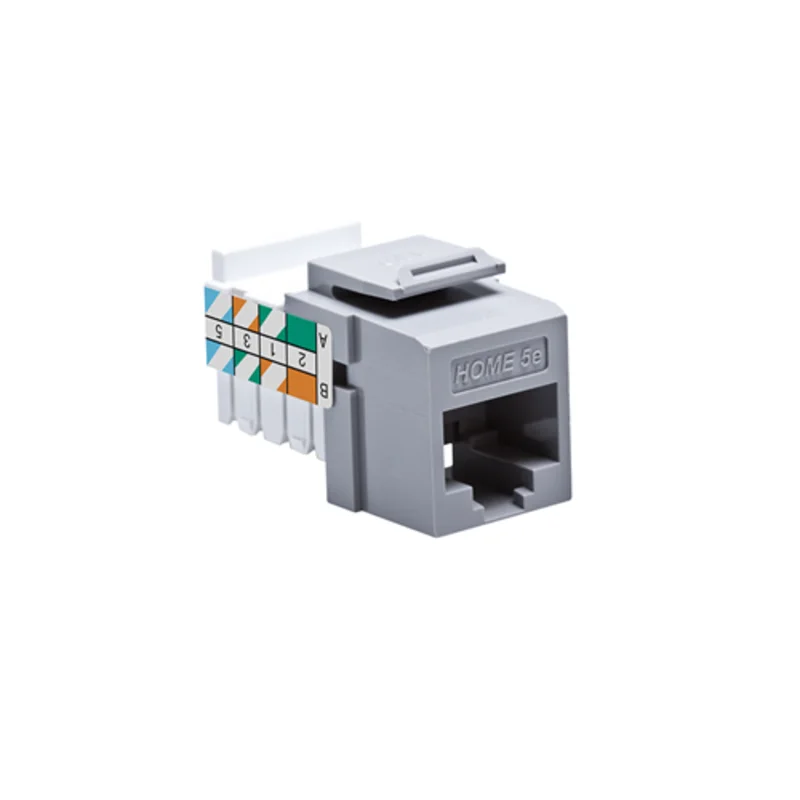 Leviton HOME 5E Snap-In Jack Gray 5EHOM-RG5