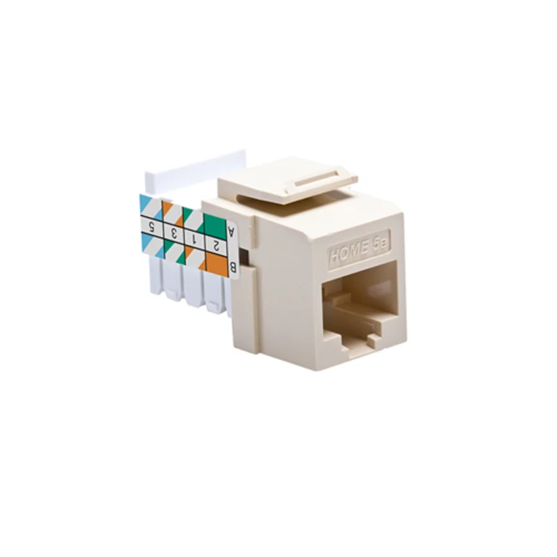 Leviton HOME 5E Snap-In Jack Ivory 5EHOM-RI5