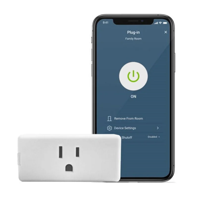 Leviton Indoor Decora Smart Wi-Fi Plug In Outlet DW15P-1BW