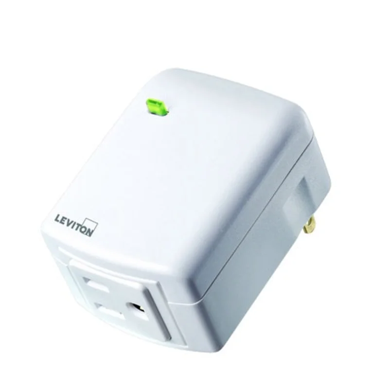 Leviton Indoor Decora Smart Z Wave Plus Plug In Outlet DZPA1-2BW