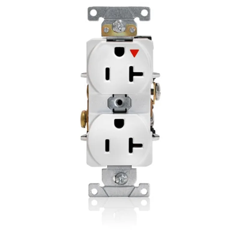 Leviton Isolated Ground Duplex Receptacle/Outlet Industrial Grade 5362-IGW