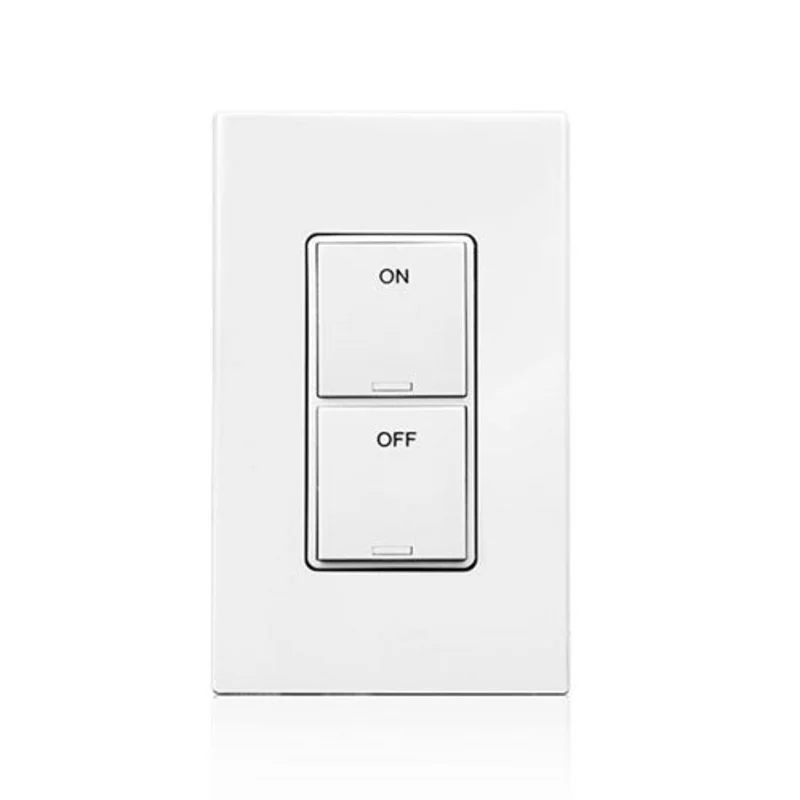 Leviton Keypad 2 Button ON/OFF Controller PLVSW-2LW