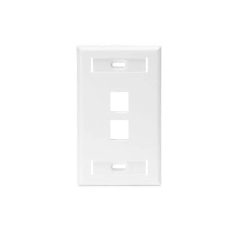 Leviton Leviton 1-Gang Wallplate 42080-2WS
