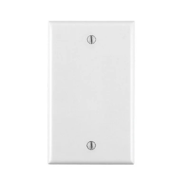 Leviton Leviton White Nylon 1 Gang Blank Plate 80714-w