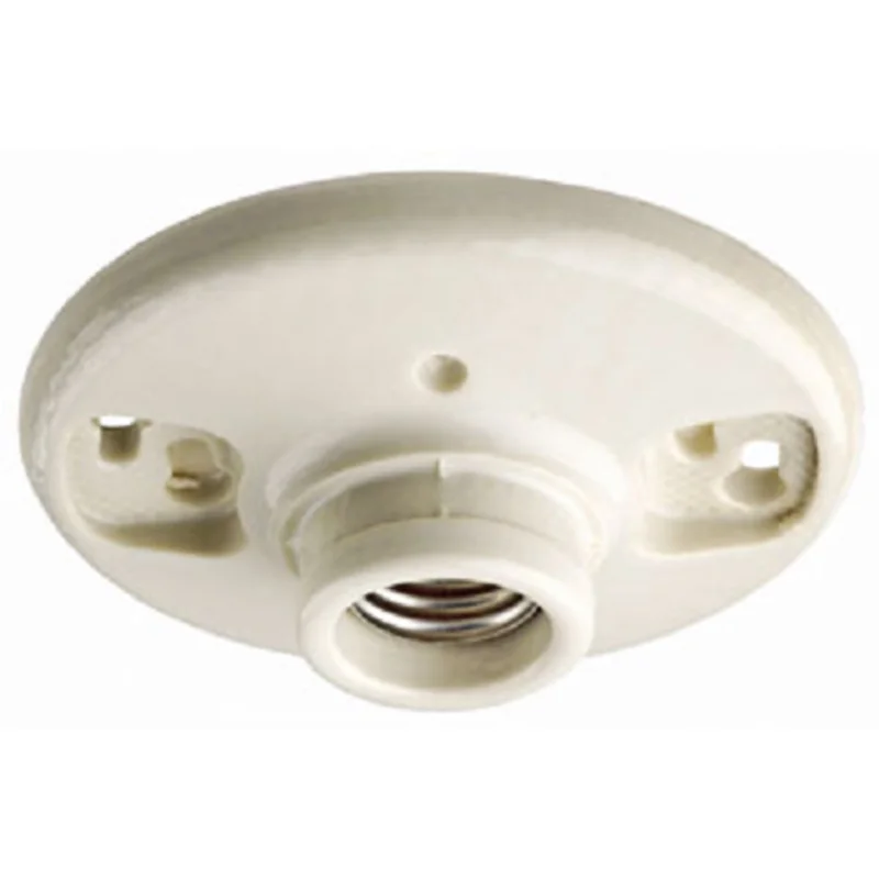 Leviton Medium Base One-Piece Incandescent Lampholder 49875