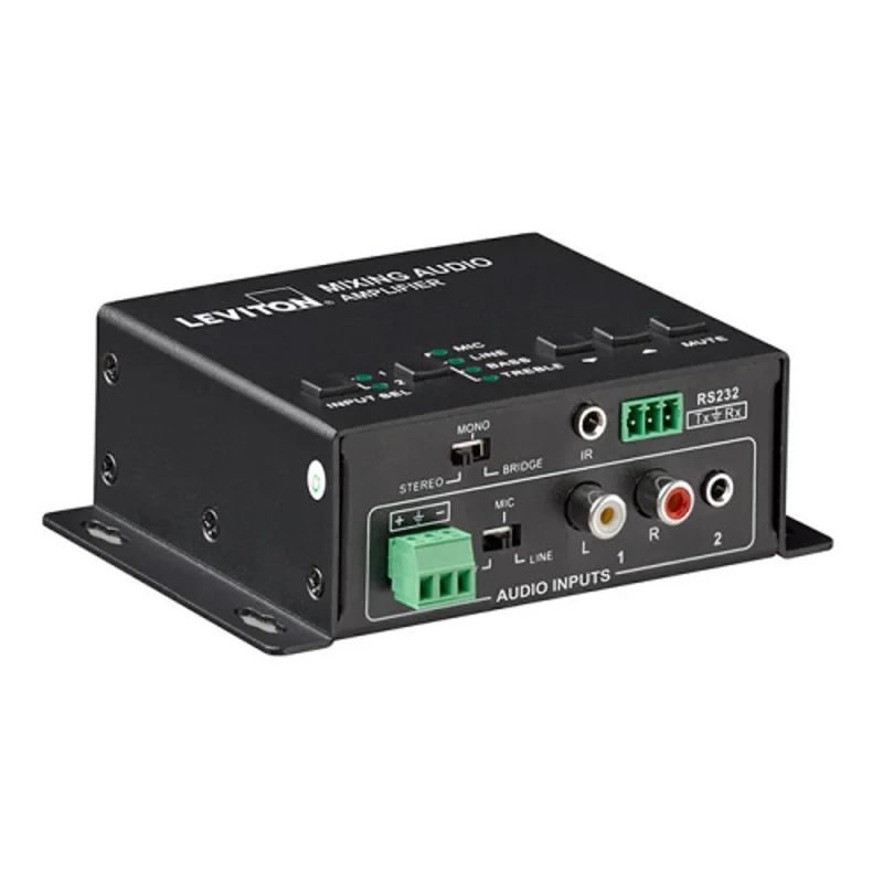 Leviton Mixing Audio Amplifier Includes Power Adapter 24VDC 41920-A01