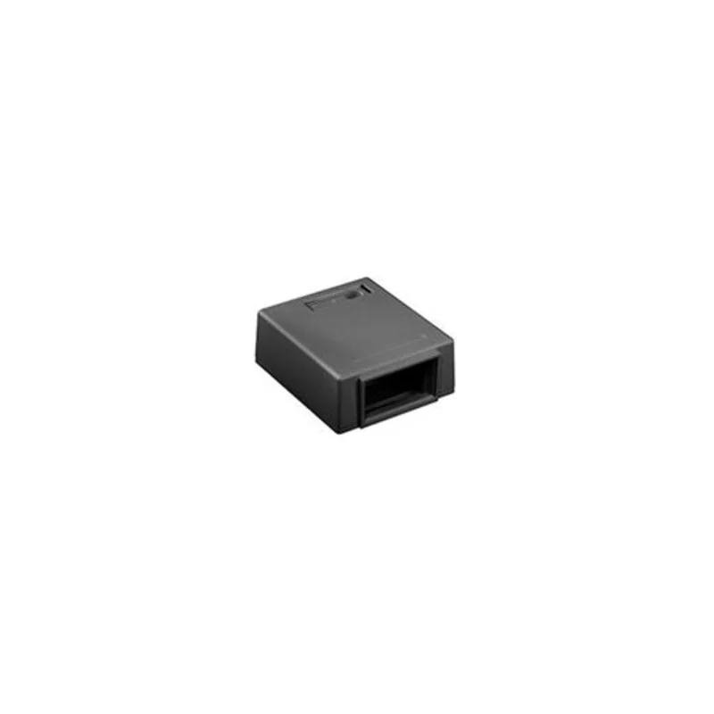 Leviton MOS Surface-Mount Housing with ID Window Black 4M089-1EM