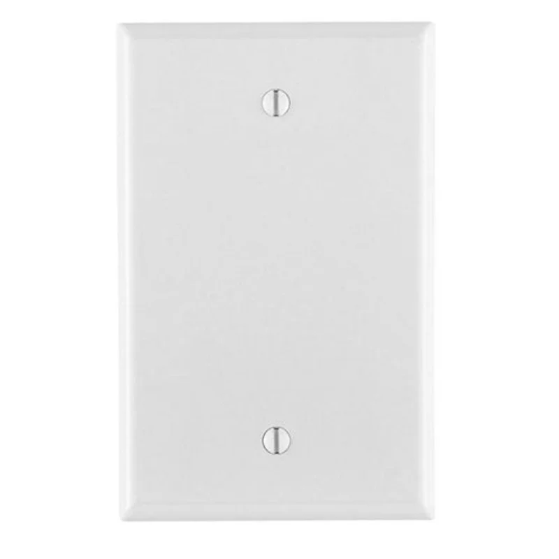 Leviton One Gang Blank Wallplate White 80514-W