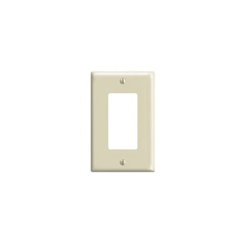 Leviton One Gang Decora Device Wallplate Ivory 80601-I