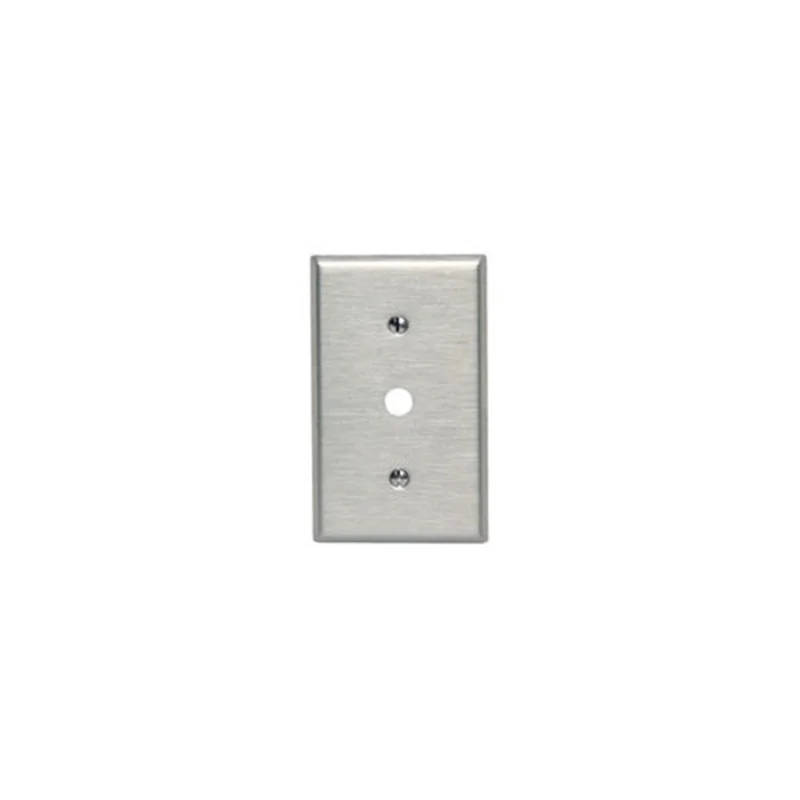 Leviton One Gang Telephone Cable Wallplate Standard Size 84018-40