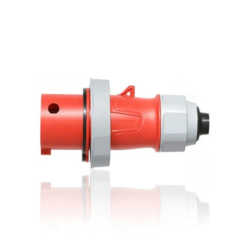 Leviton Pin & Sleeve Plug with Screwless Clamp Assembly 430P7WLEVA