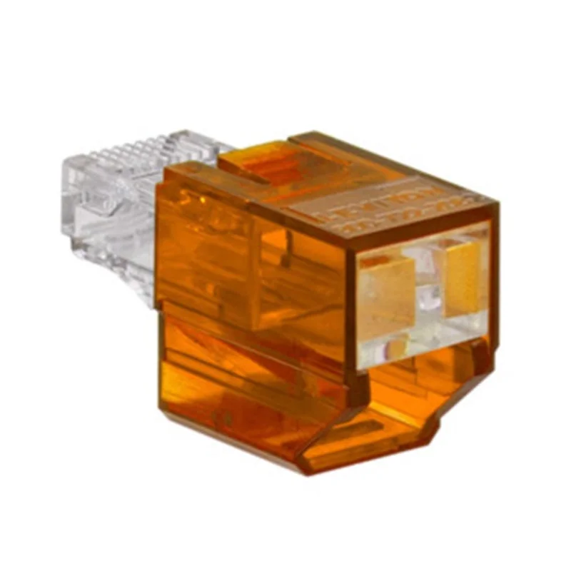 Leviton Port Blocker Orange Color Transparent SRJPB-O
