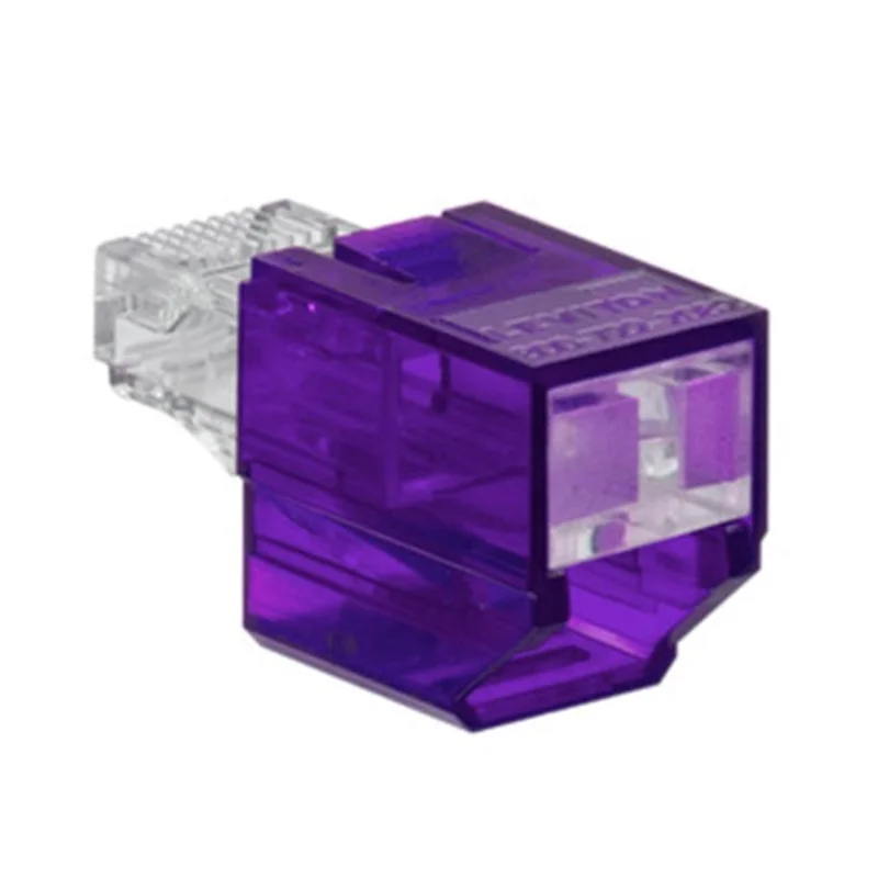 Leviton Port Blocker Purple Color Transparent SRJPB-P