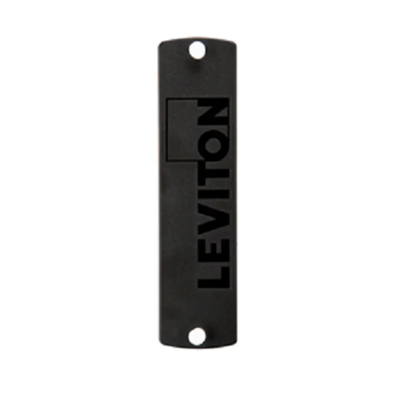 Leviton Precision Molded Plate Black 5F100-PLT