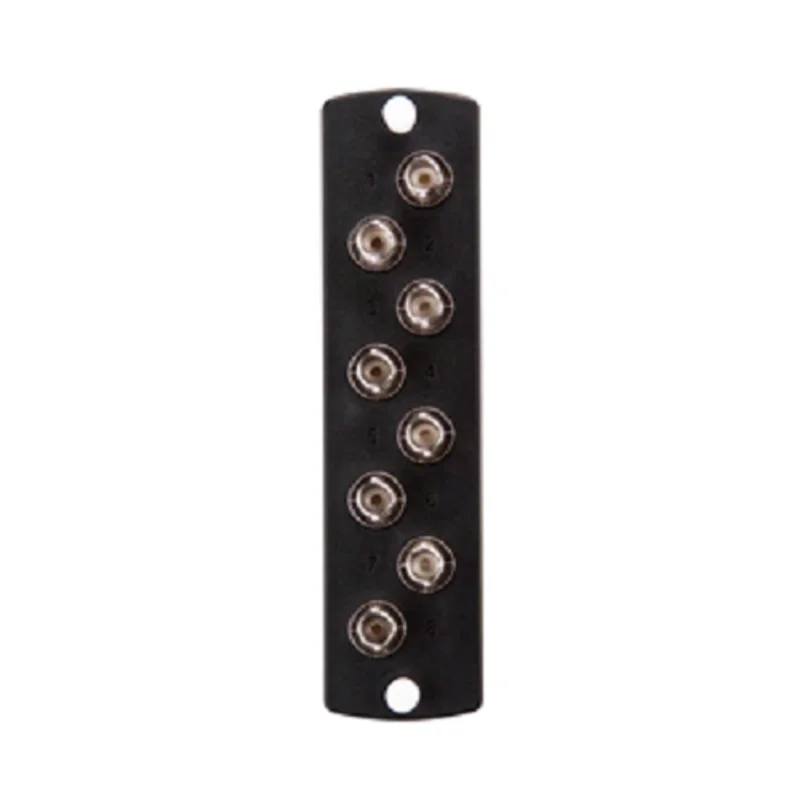 Leviton Precision Molded Plate Black Simplex ST 5F100-8MT