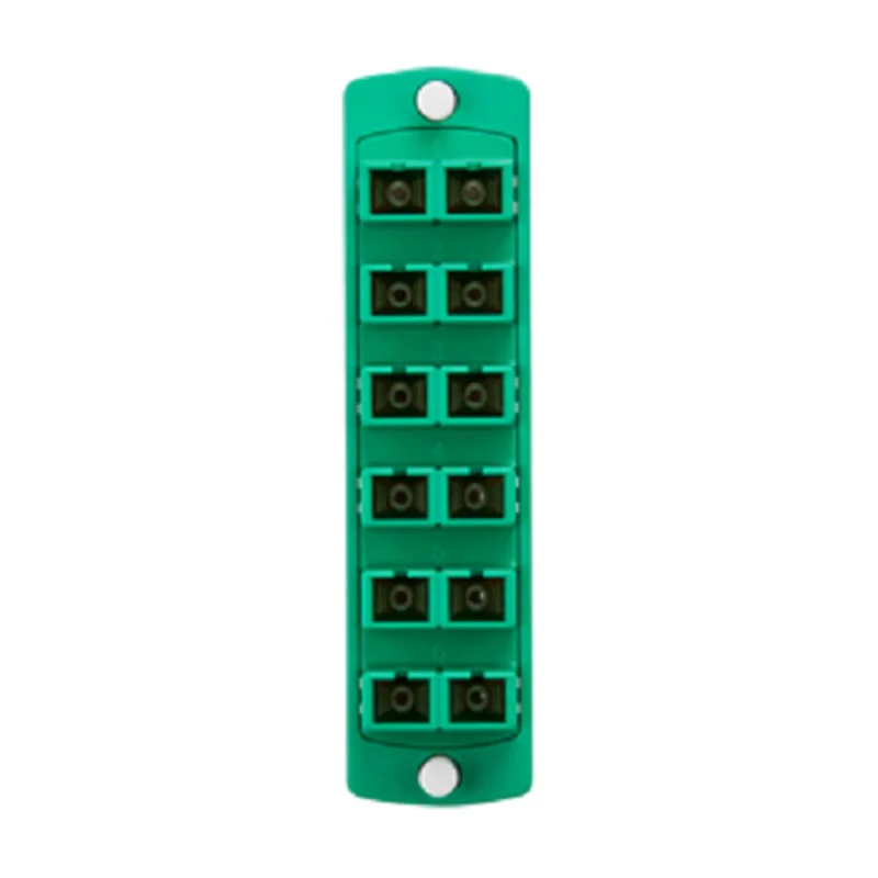 Leviton Precision Molded Plate Single mode/APC OS1/2 5F100-2VC