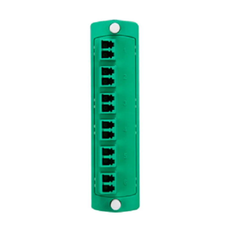 Leviton Precision Molded Plate12 fibers Duplex LC 5F100-2VL