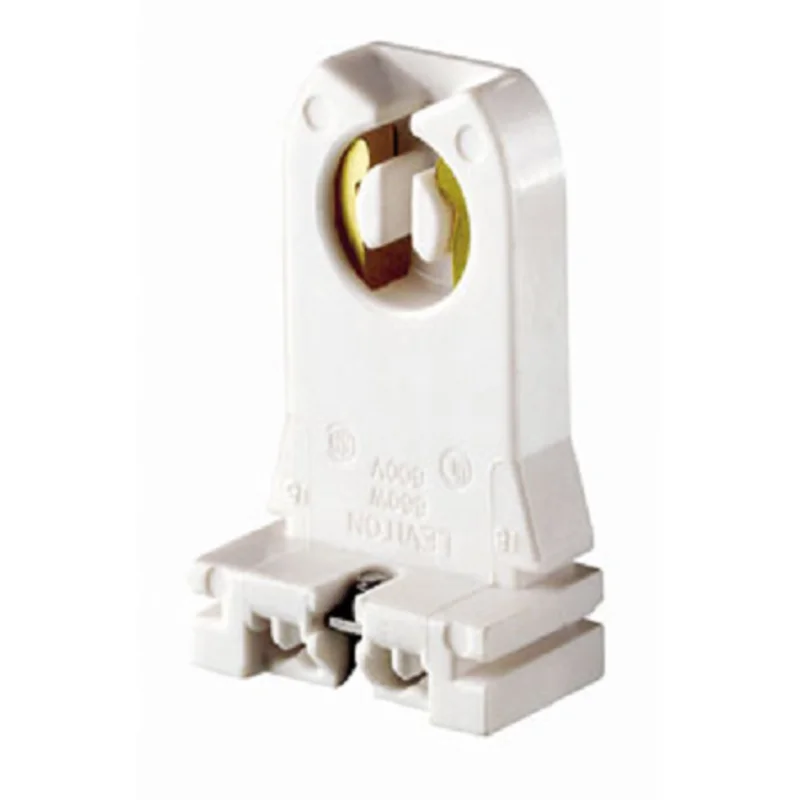 Leviton Quick-Connect Slide-On Med-Bipin Fluorescent Lampholder 13357-N