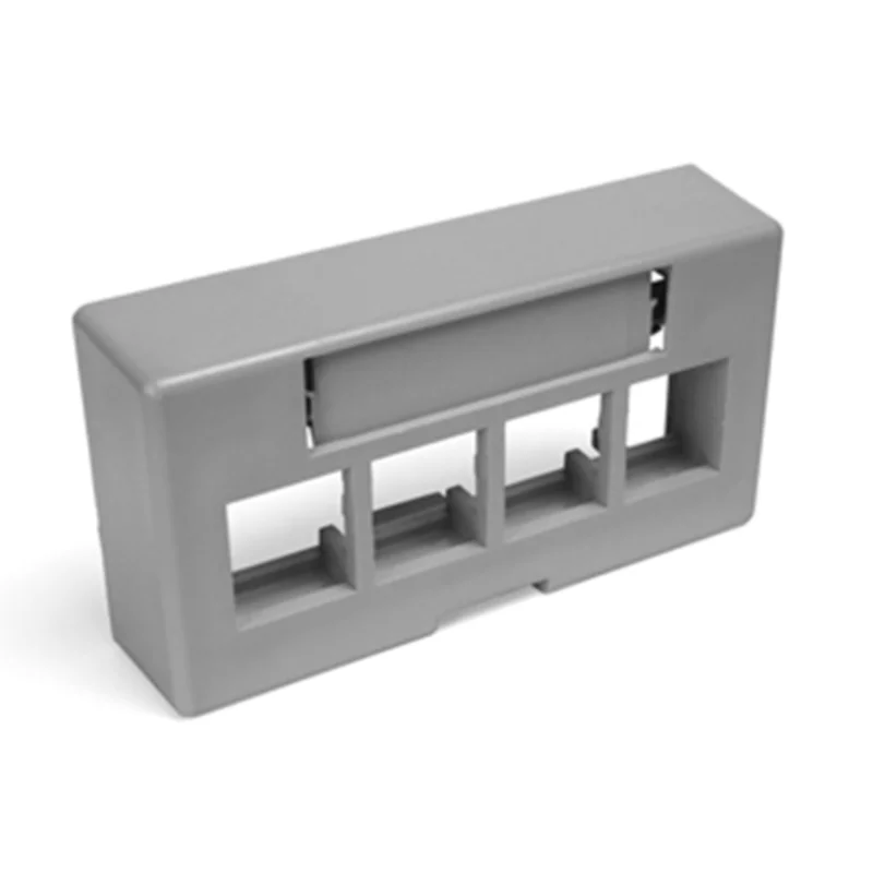 Leviton QUICKPORT Modular Furniture Faceplates 49910-EG4