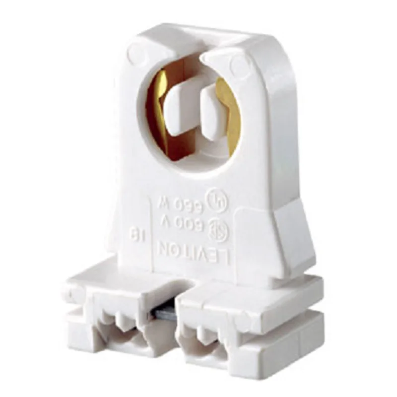 Leviton Quickwire Slide-On Med-Bipin Fluorescent Lampholder 13353-N