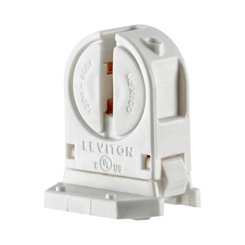 Leviton Quickwire T5 Bi-Pin Standard Fluorescent Lampholder 13654-SNP