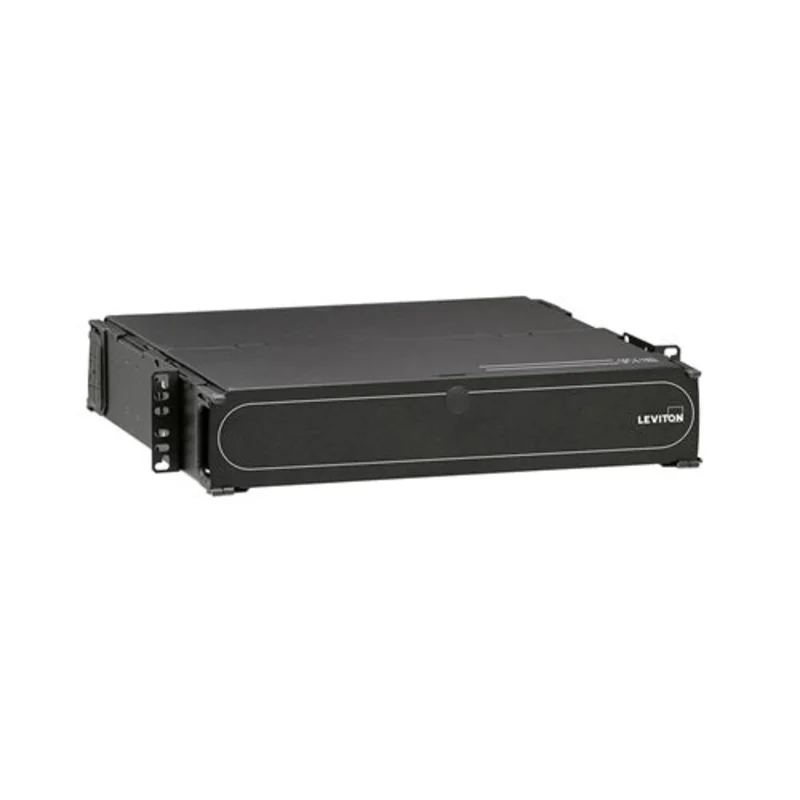 Leviton SDX 2RU Distribution and Splice Enclosure Empty with Sliding Tray 5R2UM-S06