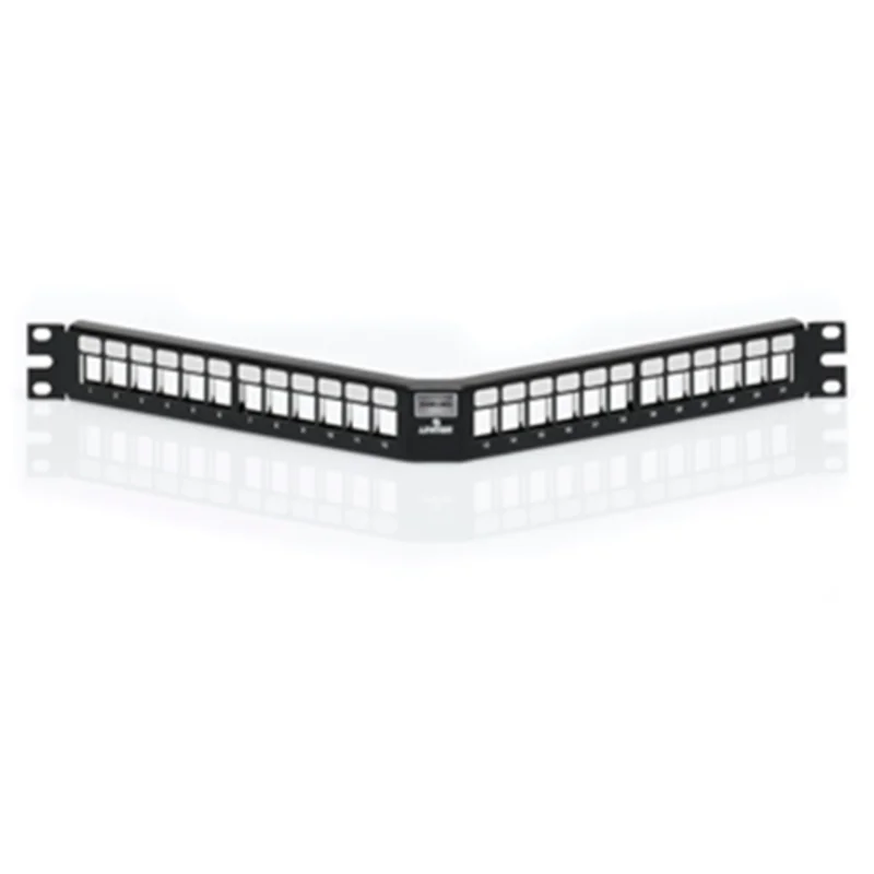 Leviton Shielded Angled QUICKPORT Patch Panel 24Port 4S256-S24