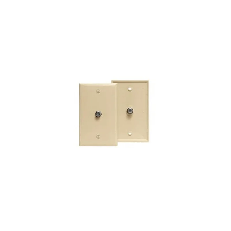 Leviton Standard Video Wall Jack Ivory 80781-I