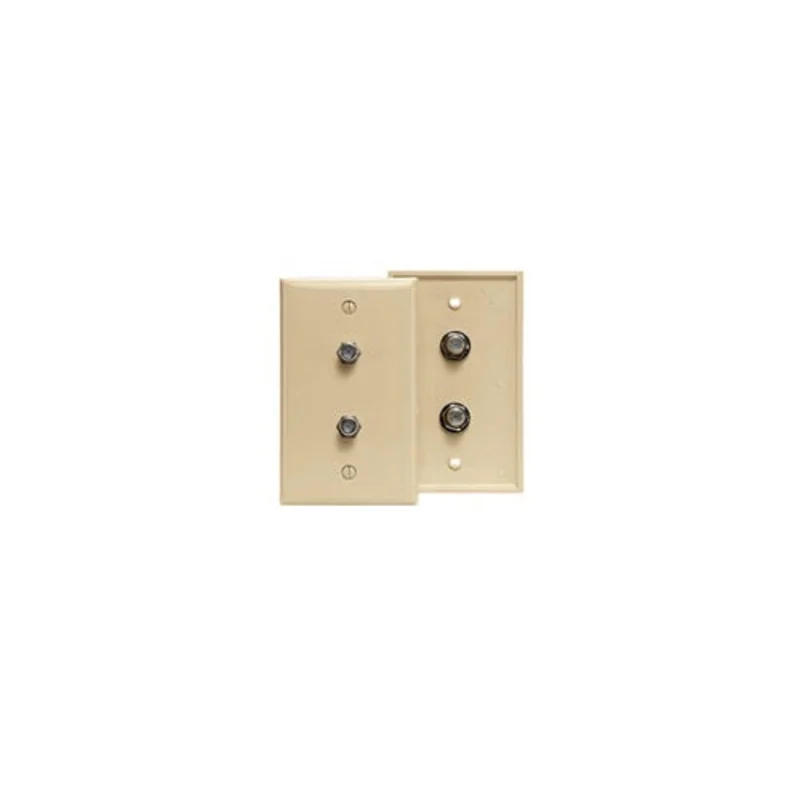 Leviton Standard Video Wall Jack Ivory 80782-I