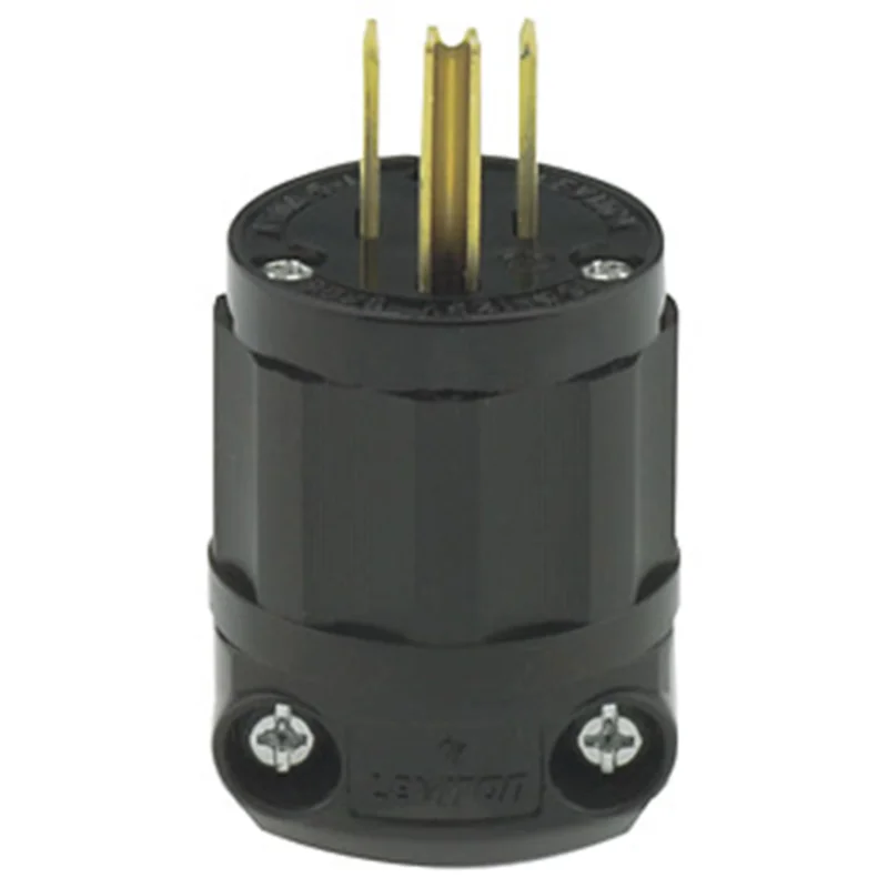 Leviton Straight Blade Connector 15 Amp 125 Volt 5266-B