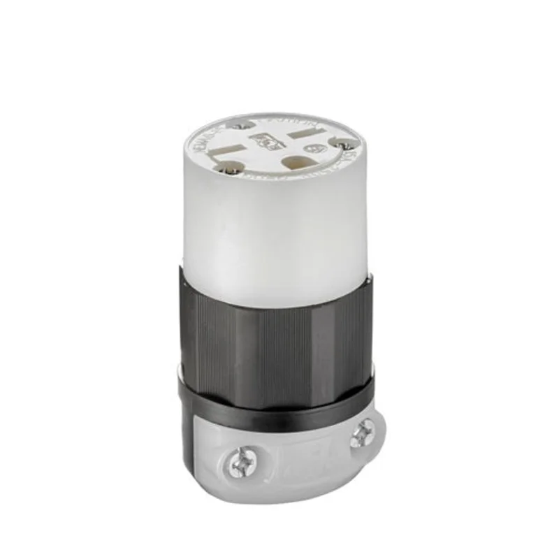 Leviton Straight Blade Connector 15 Amp 250V Industrial Grade 5669-C