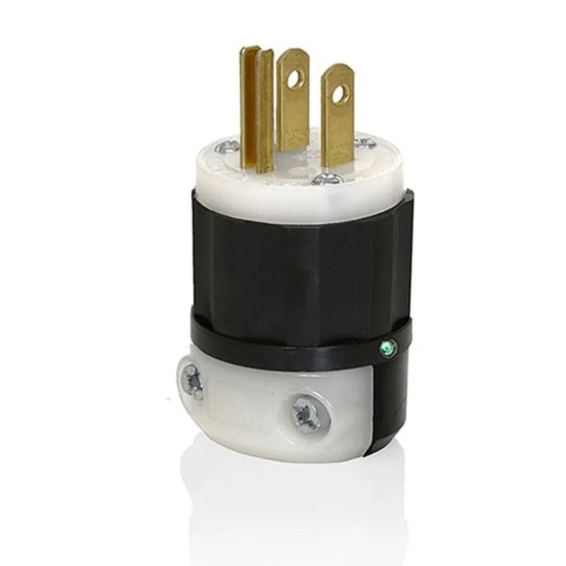 Leviton Straight Blade Plug with Power Indication 5266-PLC