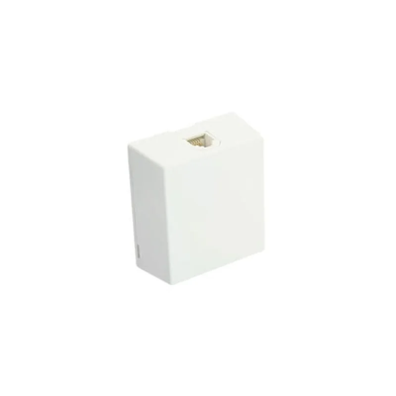Leviton Surface Mount Jack 6P6C Screw Terminal White 4625A-26W
