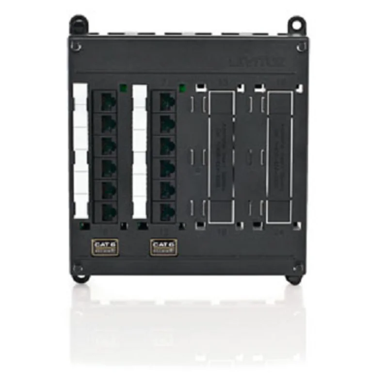 Leviton Twist & Mount Patch Panel Cat 5e ports 476TM-652 (Pack of 6)