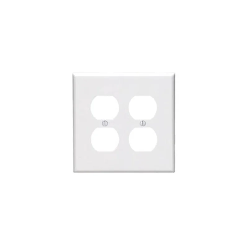 Leviton Two Gang Duplex Outlet White 80516-W