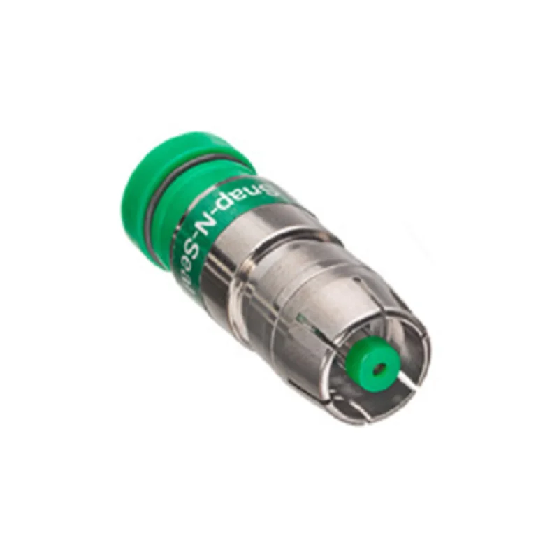 Leviton Universal Compression RCA Connector Green 40985-CRU