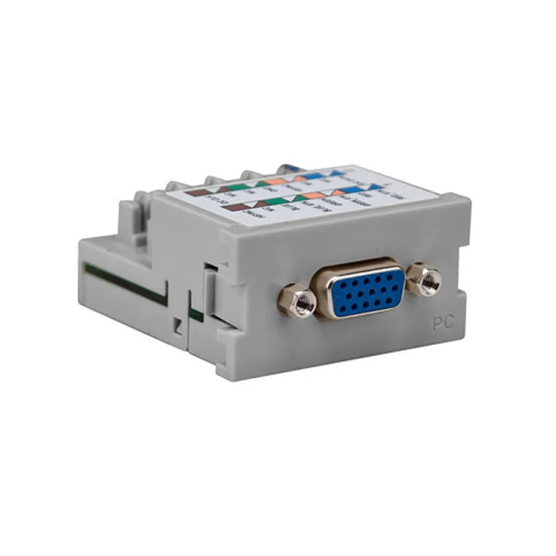 Leviton VGA 110 Termination MOS PC Module Gray 41295-VPG