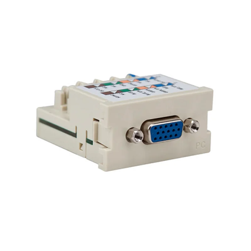 Leviton VGA 110 Termination MOS PC Module Ivory 41295-VPI