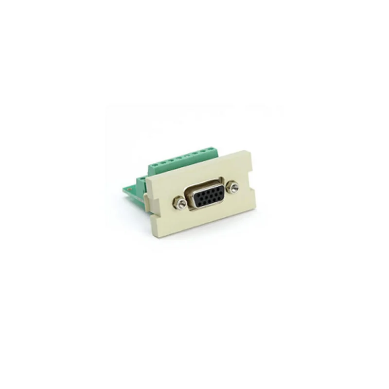 Leviton VGA HD15 Video Screw Terminal MOS Module Ivory 41295-HDI