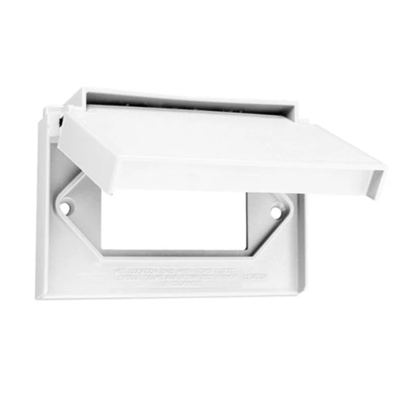 Leviton Weatherproof Wallplate 1-Gang 4996-W