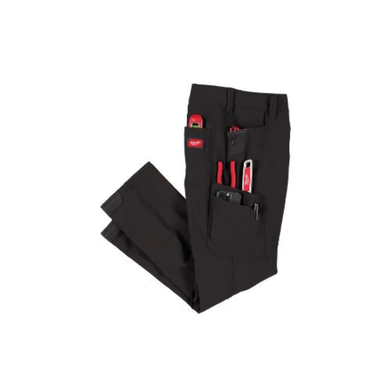Lightweight Multi Use Nylon Work Pants Black M651B-4032