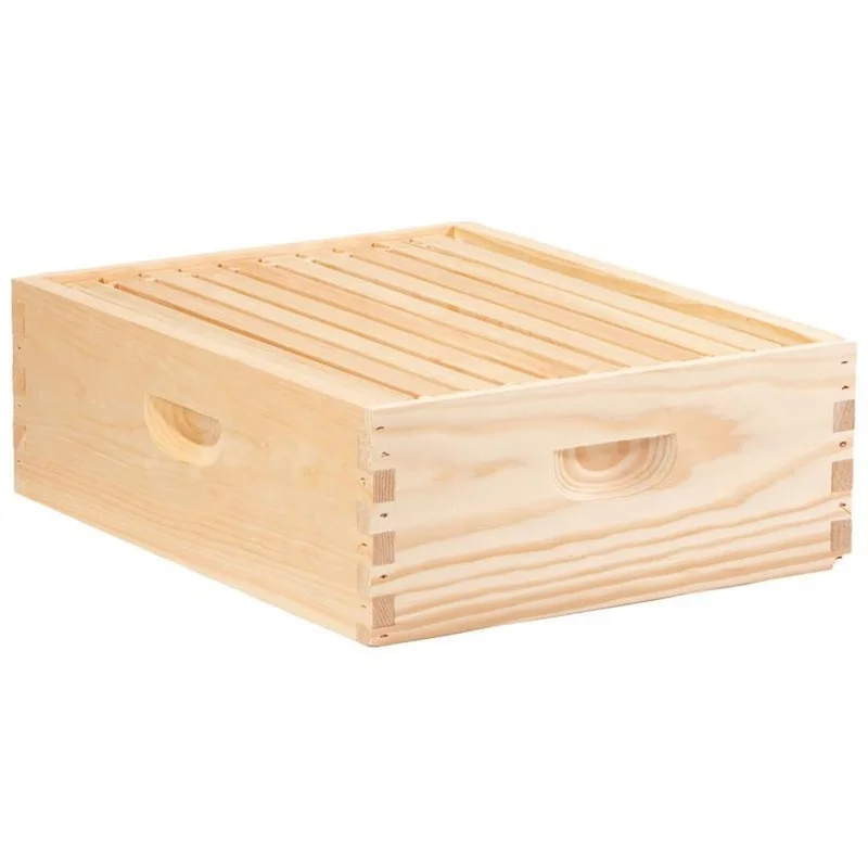 LITTLE GIANT 10-FRAME MEDIUM SUPER WITH FRAMES NATURAL PINE