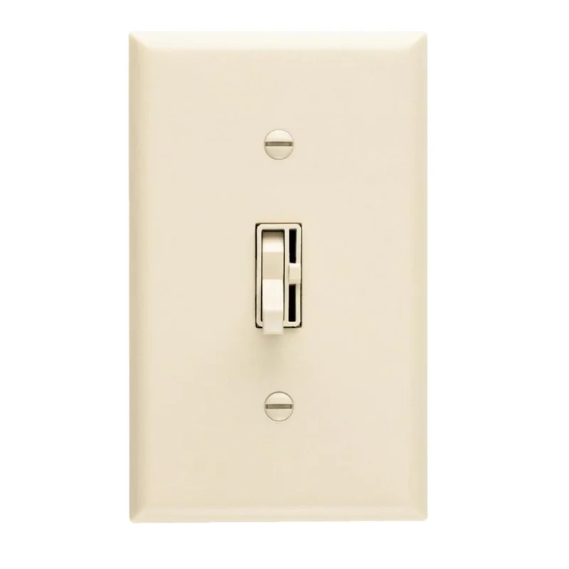 Lutron Toggler Incandescent Ivory Preset Slide Dimmer Switch