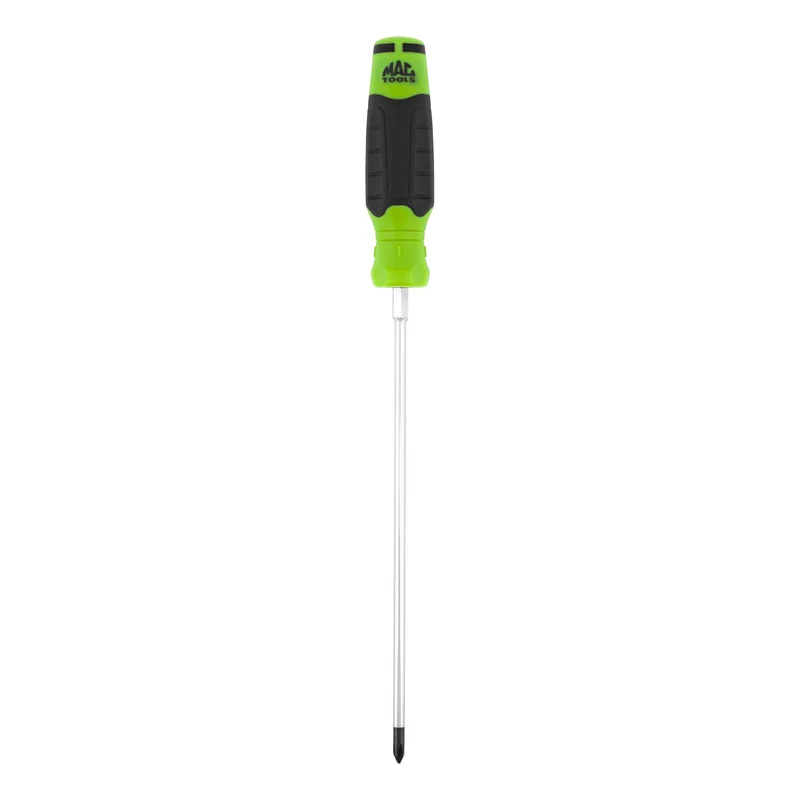 Mac-Grip Long Phillips Screwdriver #1-Phillips x 8" - Green