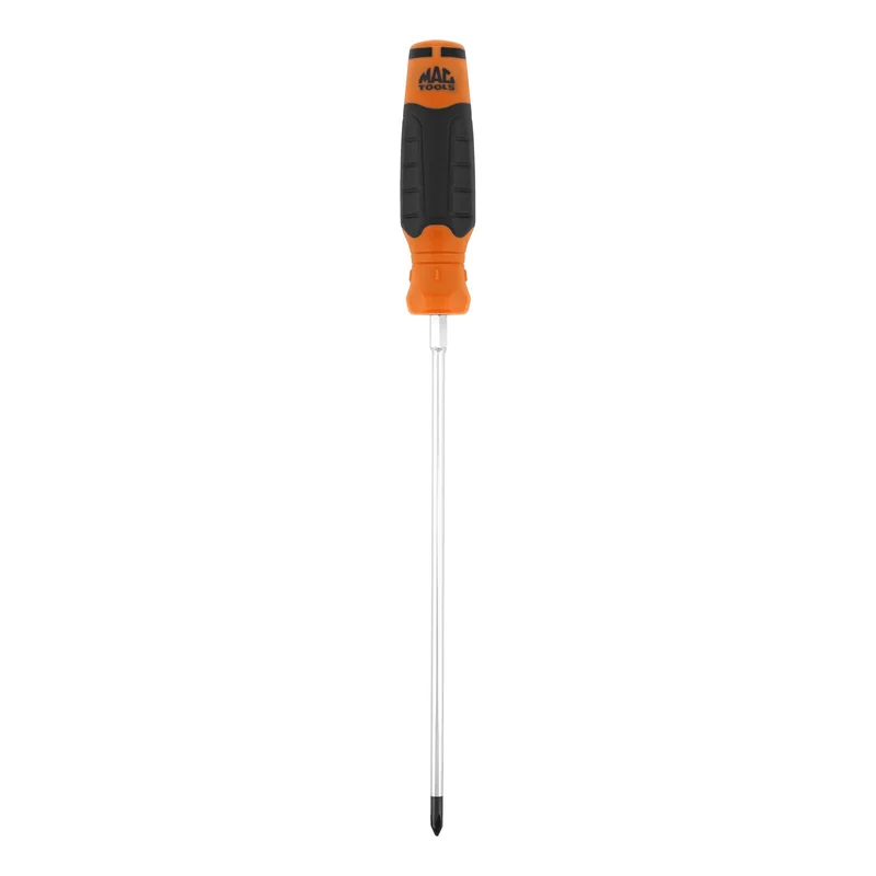 Mac-Grip Long Phillips Screwdriver #1-Phillips x 8" - Orange