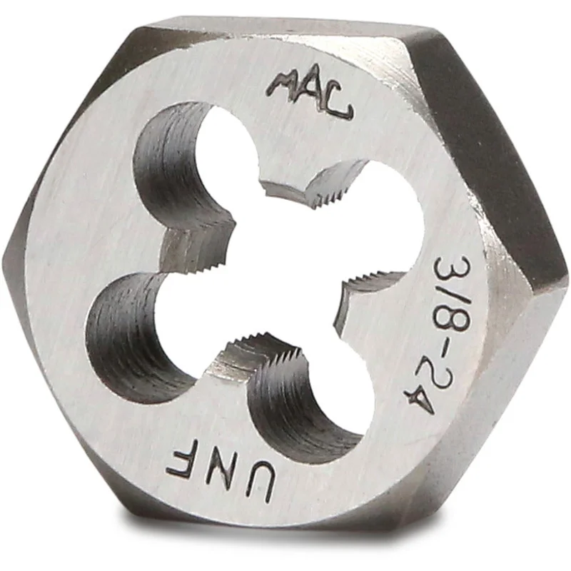 MAC TOOLS SAE Hexagonal Die 3/8"-24 NF - 1" Shank