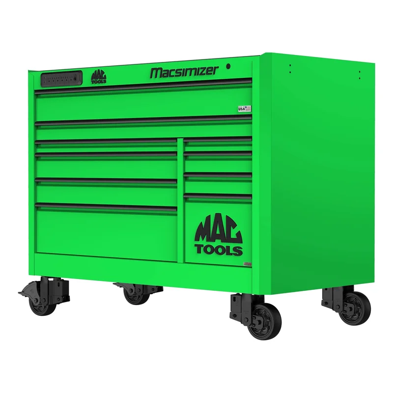 Macsimizer 10-Drawer Workstation - Lime Green