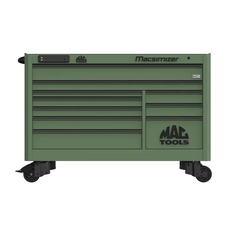Macsimizer 10-Drawer Workstation - Olive Green